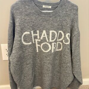 Freak's Store Gray Oversized Sweater